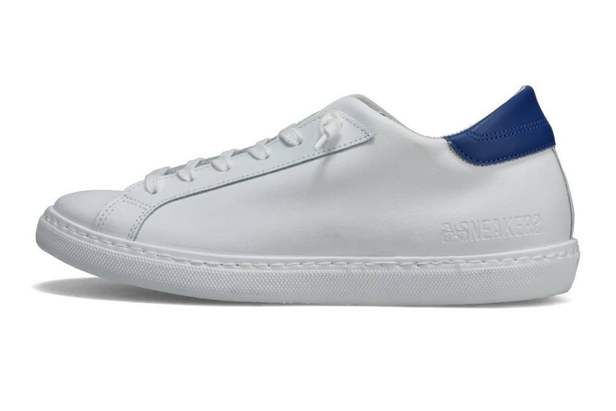 ツースター メンズ スニーカー レザースニーカー ホワイト ブルー イタリア製 2STAR 2s202
