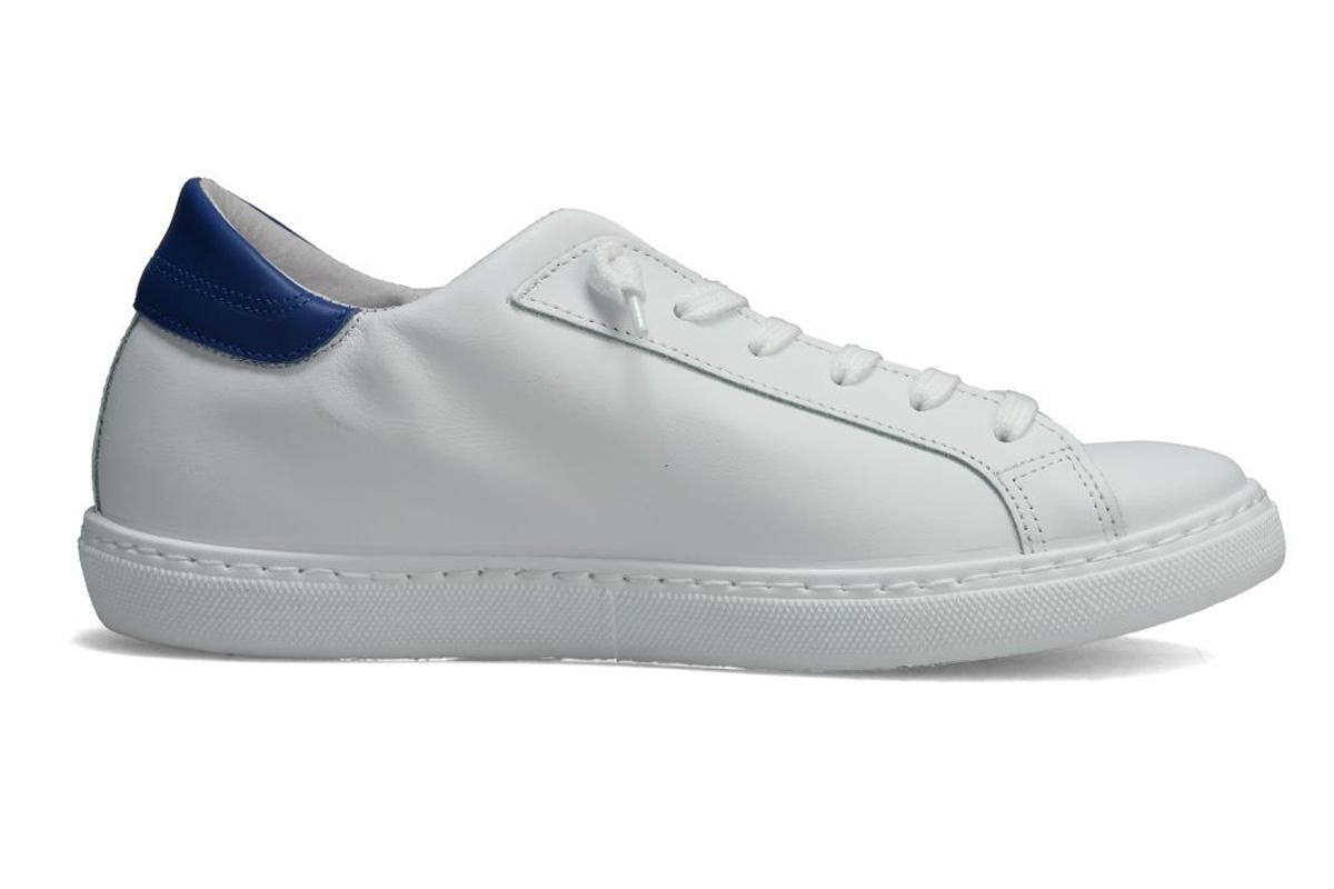 ツースター メンズ スニーカー レザースニーカー ホワイト ブルー イタリア製 2STAR 2s202