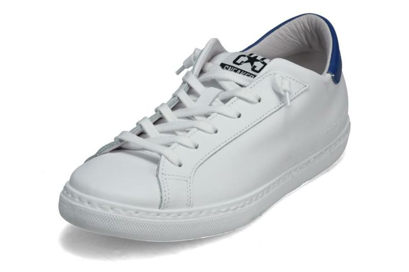 ツースター メンズ スニーカー レザースニーカー ホワイト ブルー イタリア製 2STAR 2s202