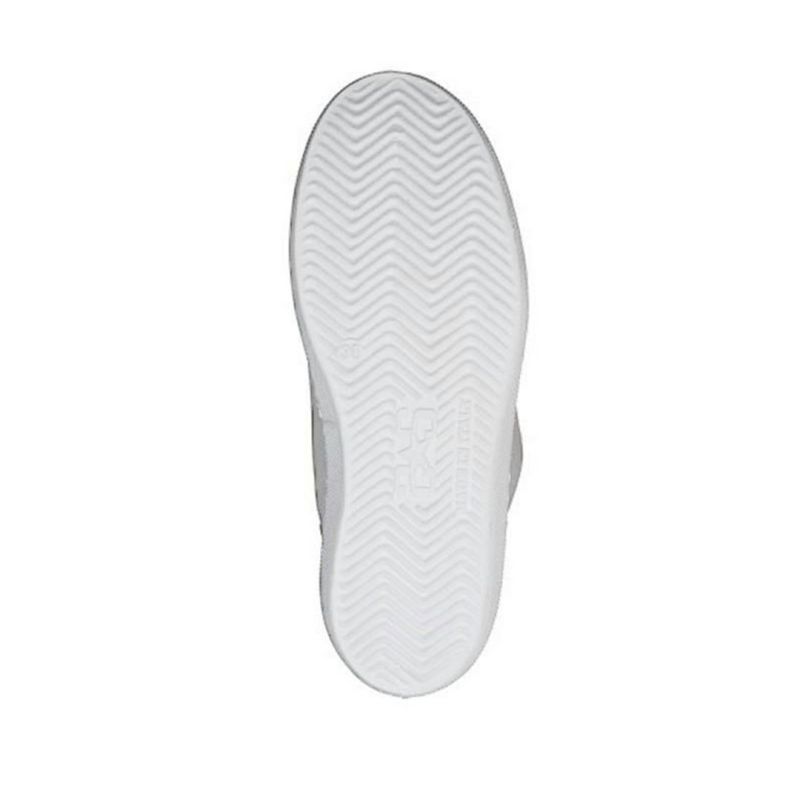  ツースター レディース レザースニーカー シルバー　ホワイト イタリア製 2STAR 2s203w