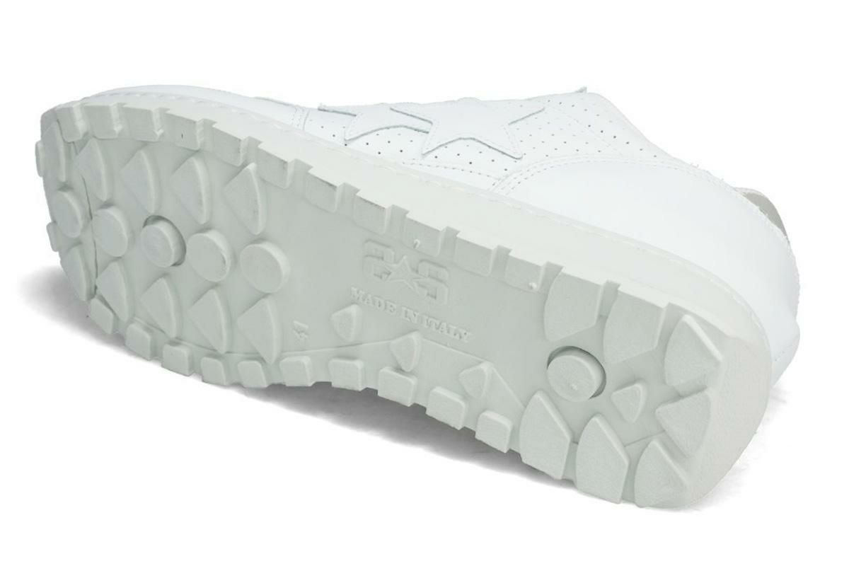 ツースター メンズ スニーカー レザースニーカー ホワイト イタリア製 2STAR 2s206