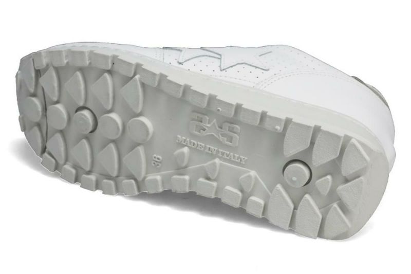 ツースター レディース レザースニーカー ホワイト イタリア製 2STAR 2s206w