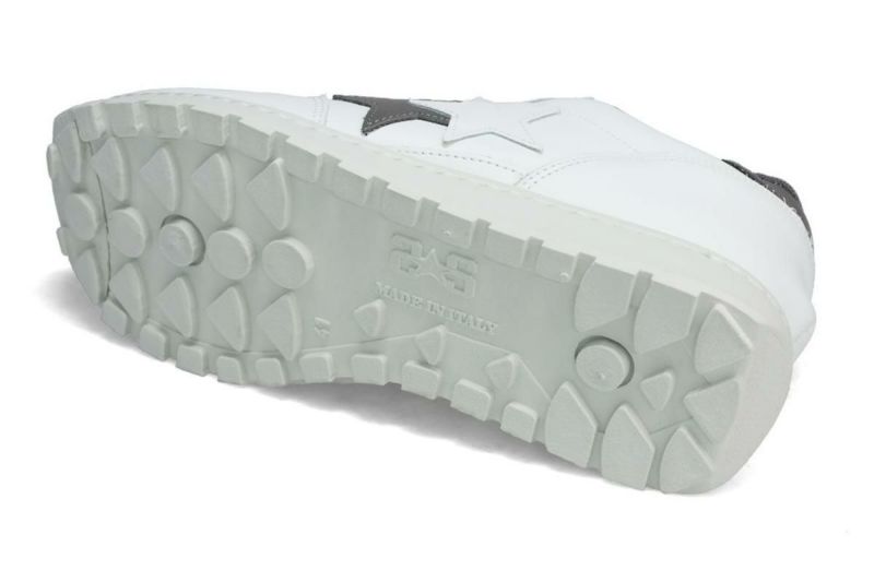 ツースター メンズ スニーカー レザースニーカー ホワイト ブラック イタリア製 2STAR 2s207