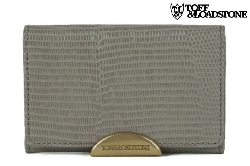 トフ＆ロードストーン 名刺入れ ビジネスカードケース 国産(日本製) グレージュ　