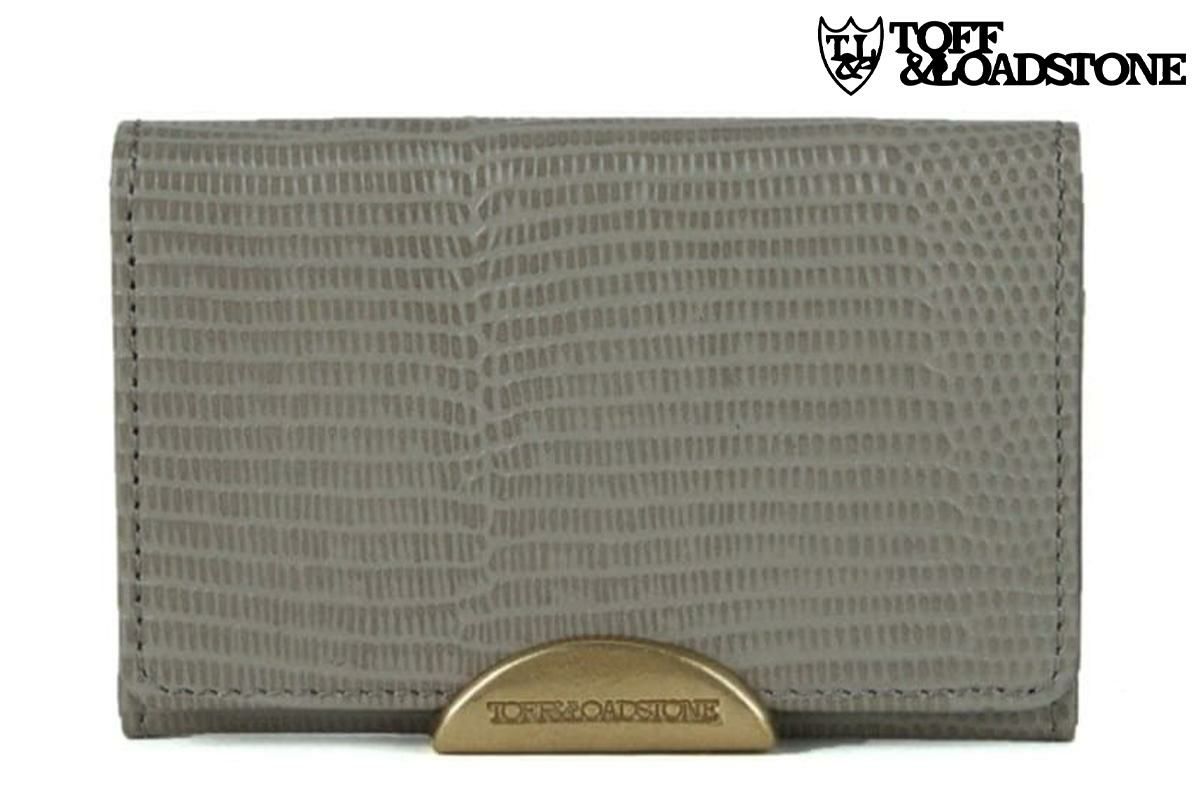 トフ＆ロードストーン 名刺入れ ビジネスカードケース 国産(日本製) グレージュ　