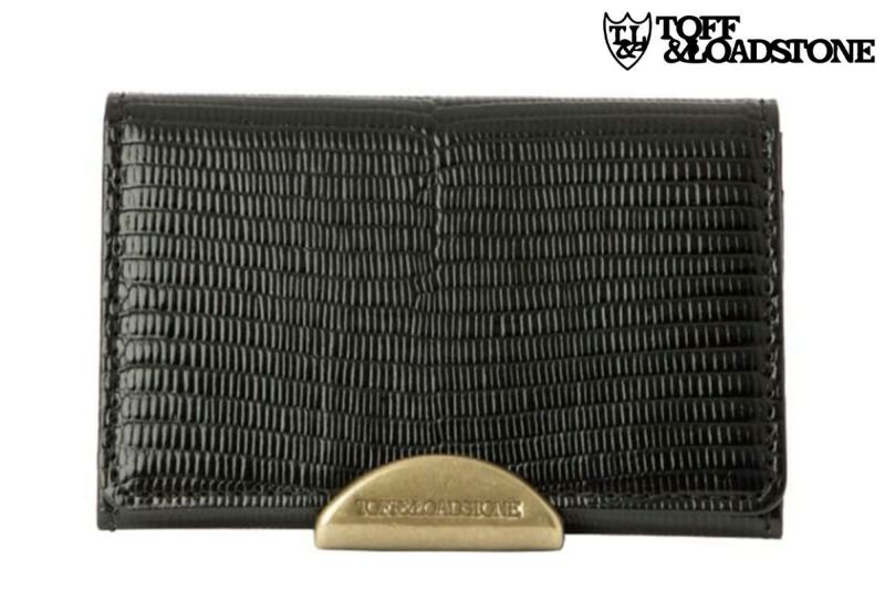 トフ＆ロードストーン 名刺入れ ビジネスカードケース 国産(日本製) ブラック　