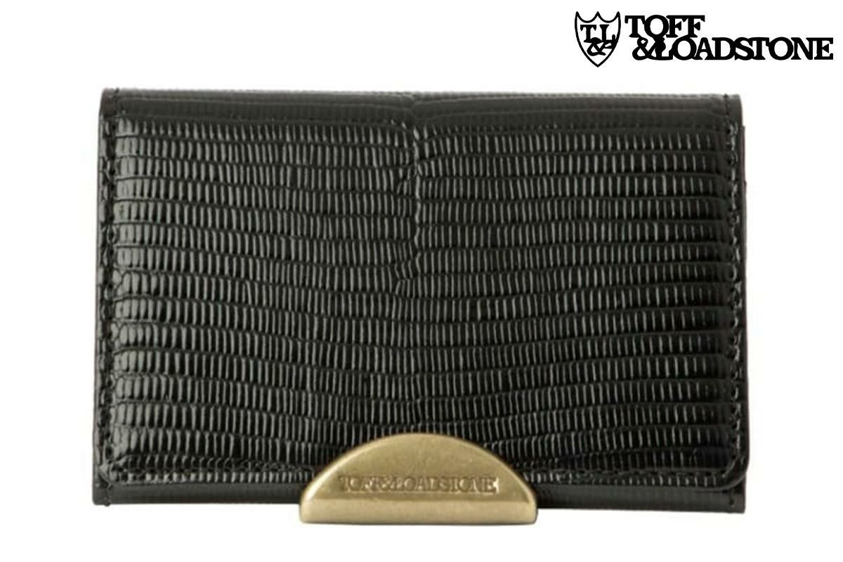 トフ＆ロードストーン 名刺入れ ビジネスカードケース 国産(日本製) ブラック　