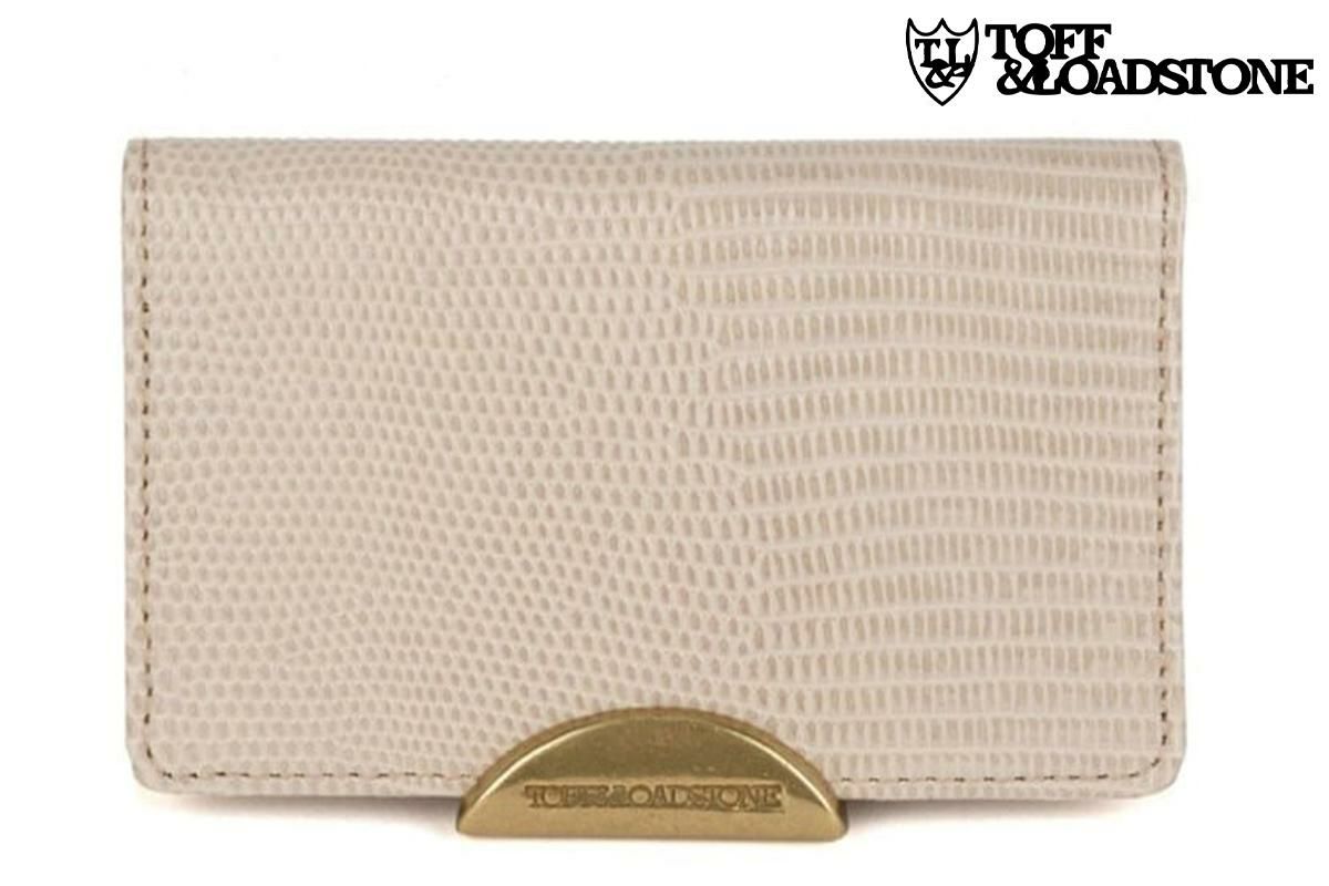 トフ＆ロードストーン 名刺入れ ビジネスカードケース 国産(日本製) エクリュ　