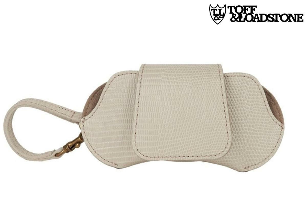 トフ＆ロードストーン アイウェアケース with ストラップ 国産(日本製) エクリュ　