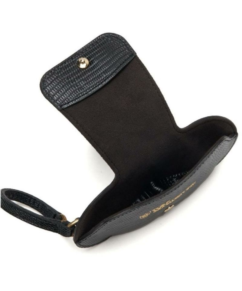 トフ＆ロードストーン アイウェアケース with ストラップ 国産(日本製) ブラック　2