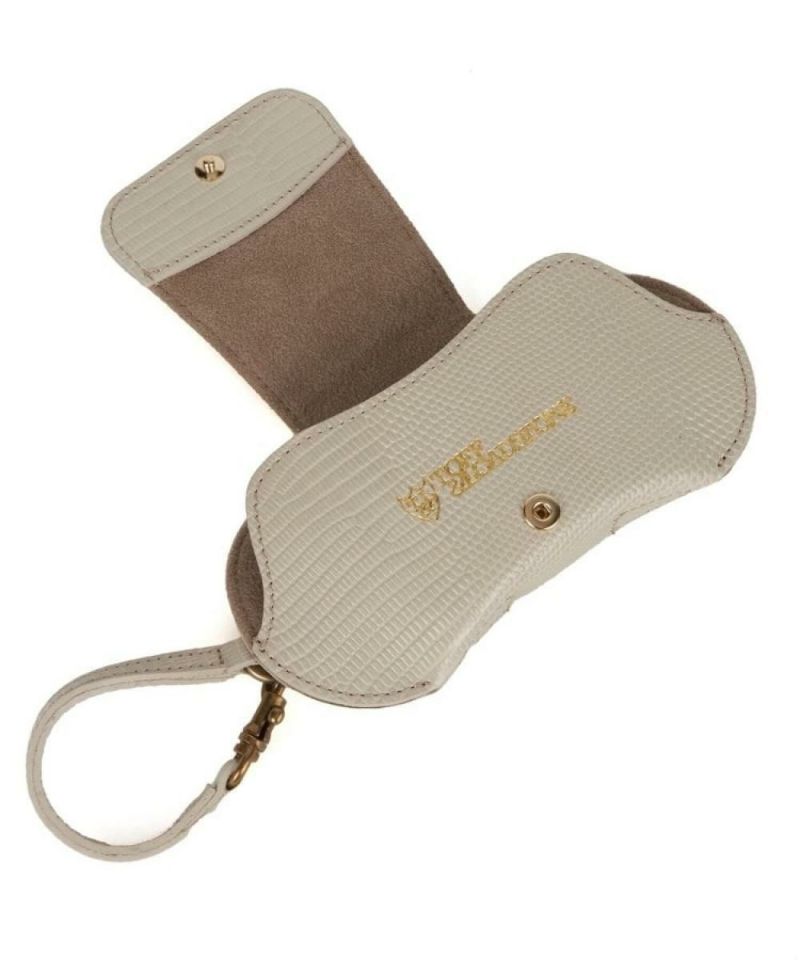 トフ＆ロードストーン アイウェアケース with ストラップ 国産(日本製) エクリュ　4