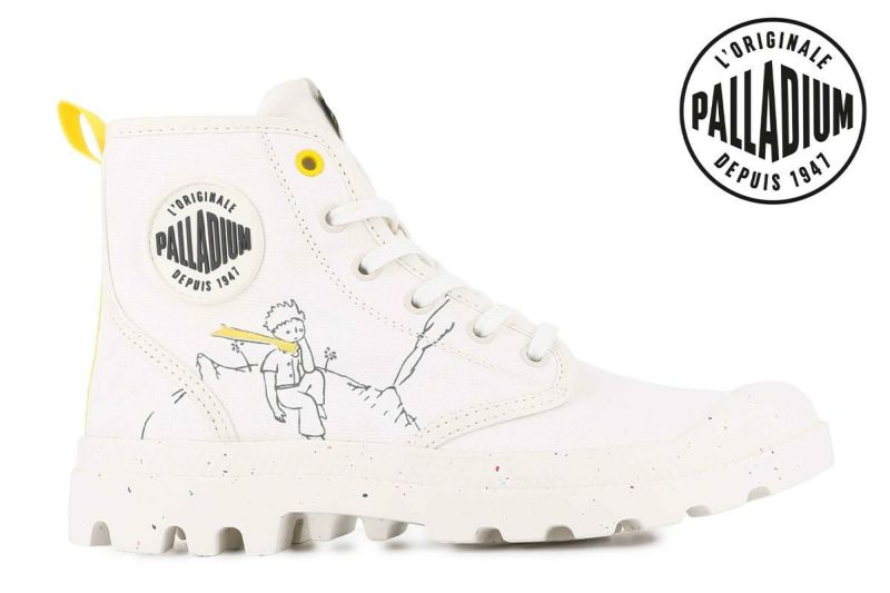 パラディウム レディース パンパ 星の王子様 PALLADIUM クリームホワイト　