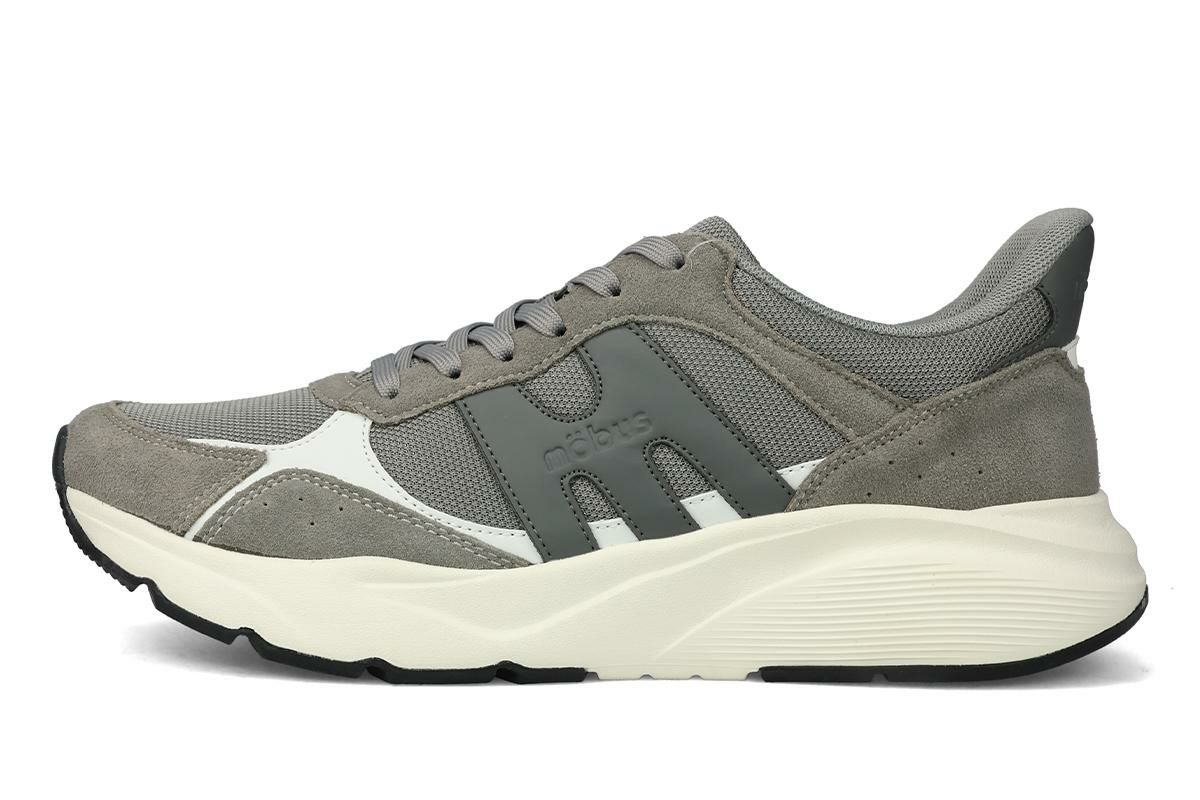 モーブス メンズ スニーカー シュルム グレー チャコール 2