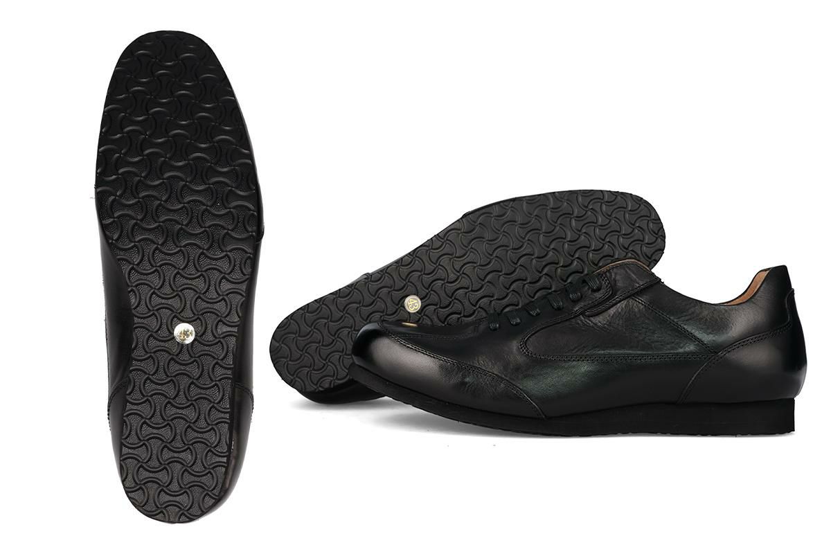 ラウディ メンズ カジュアルシューズ スニーカー ブラック 