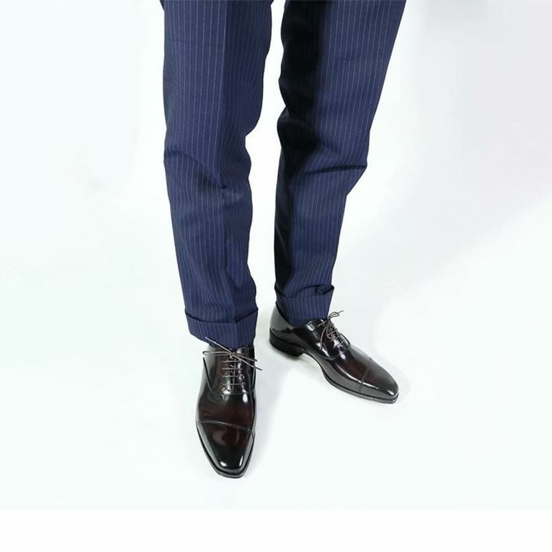 クインクラシコオリジナル 国産ビジネスシューズ 内羽根ストレートチップ 36001bk3