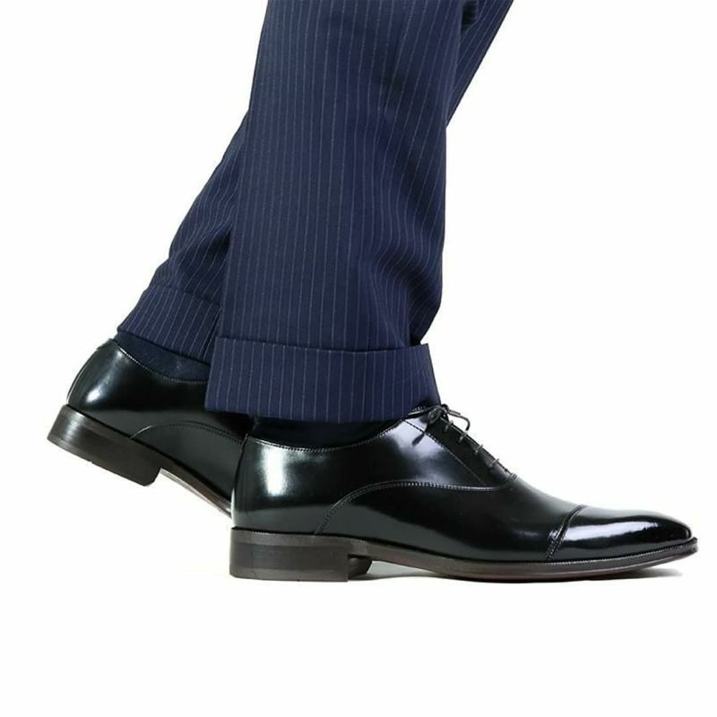 クインクラシコオリジナル 国産ビジネスシューズ 内羽根ストレートチップ 36001bk4