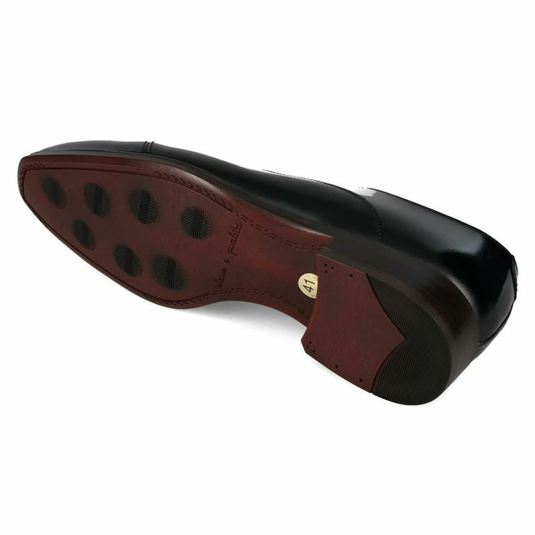 クインクラシコオリジナル 国産ビジネスシューズ 内羽根ストレートチップ 36001bk8