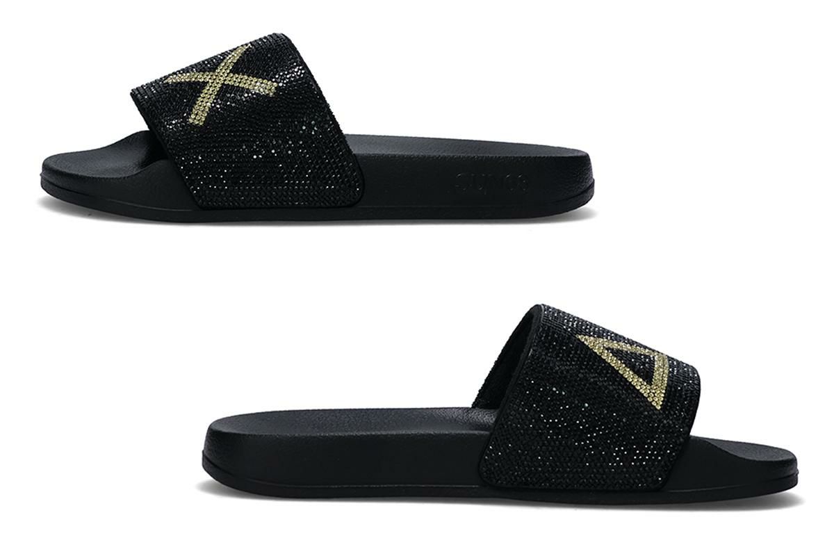 サンシックスティーエイト レディース スリッパロゴストラス SUN68 