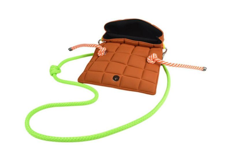  [レーク L4K3] バッグ ブリスティーナクキ ビッグスクエア フォックス イタリア製 