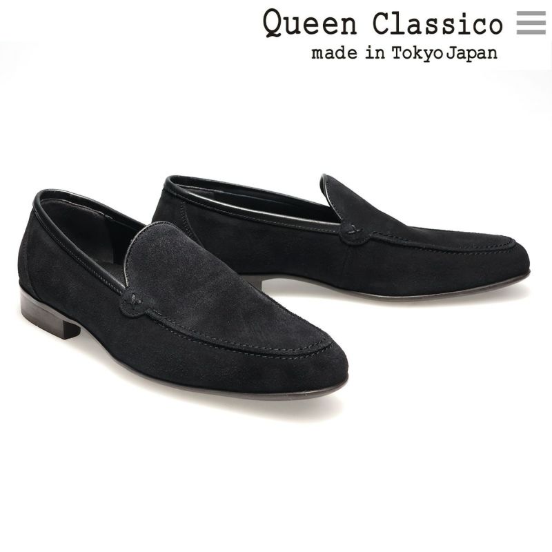 クインクラシコ メンズ ドレスシューズ コブラヴァンプローファー 日本