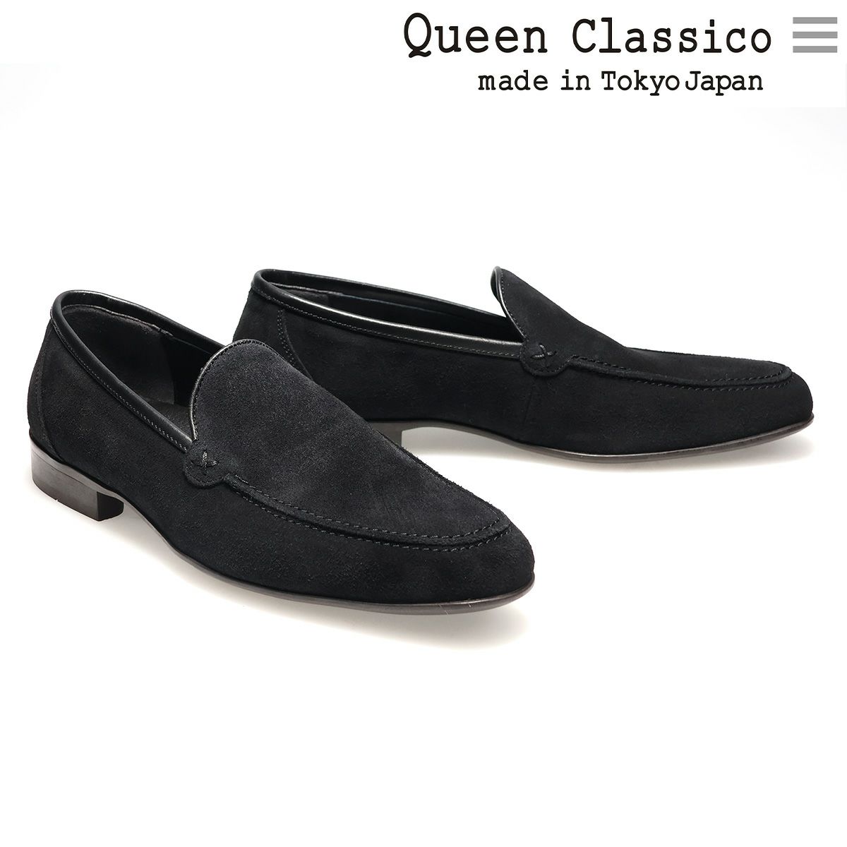 クインクラシコ メンズ ドレスシューズ コブラヴァンプローファー 日本製