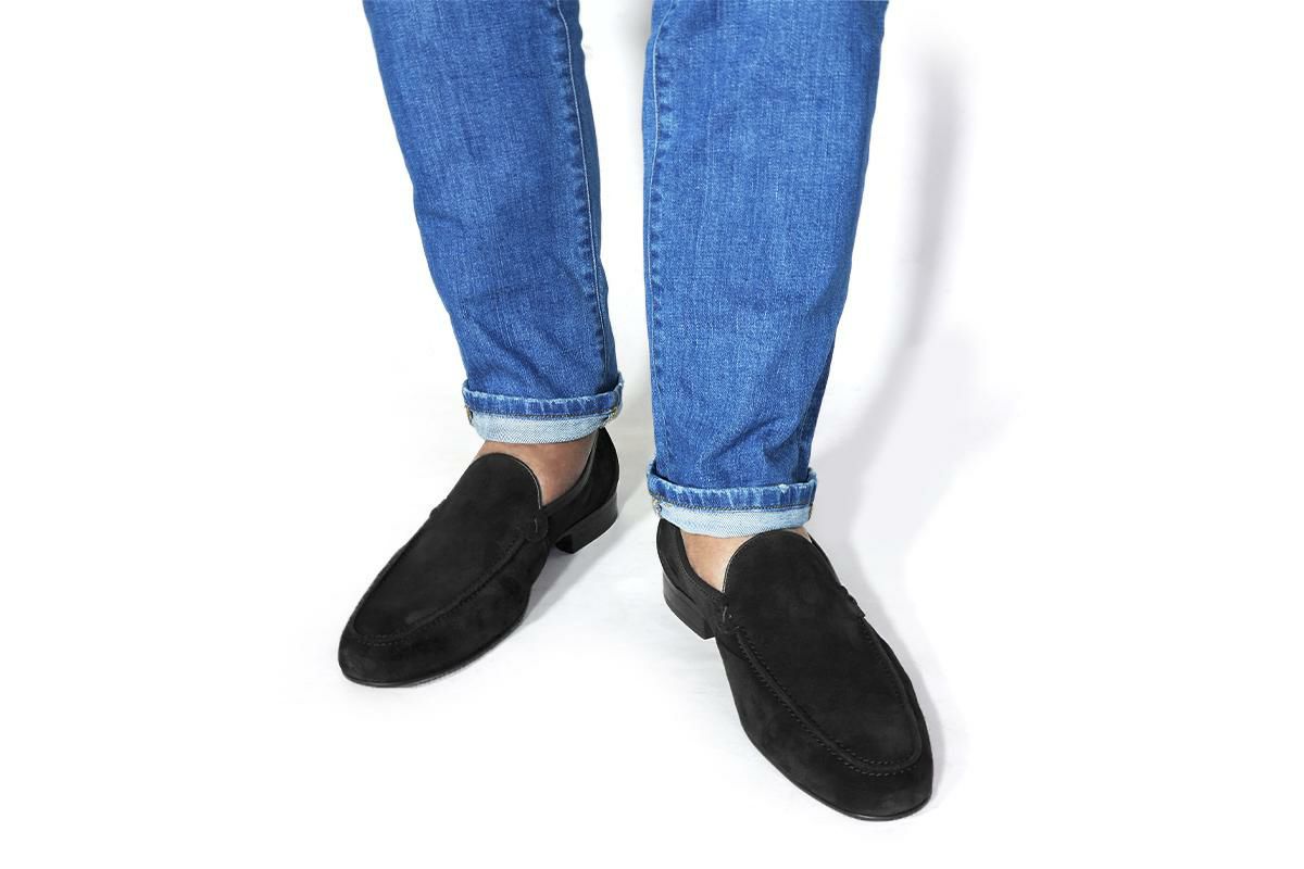 クインクラシコ メンズ ドレスシューズ コブラヴァンプローファー 日本製