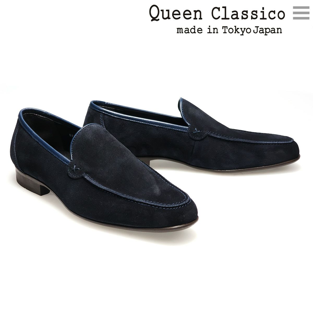 クインクラシコ メンズ ドレスシューズ コブラヴァンプローファー 日本製