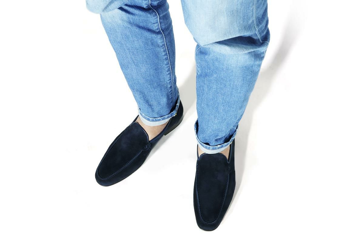 クインクラシコ メンズ ドレスシューズ コブラヴァンプローファー 日本製