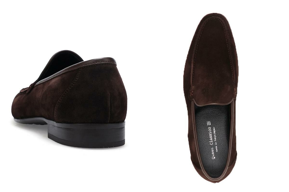 クインクラシコ メンズ ドレスシューズ コブラヴァンプローファー 日本製