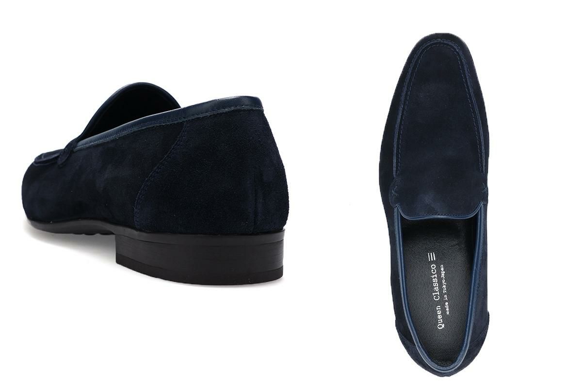 クインクラシコ メンズ ドレスシューズ コブラヴァンプローファー 日本製