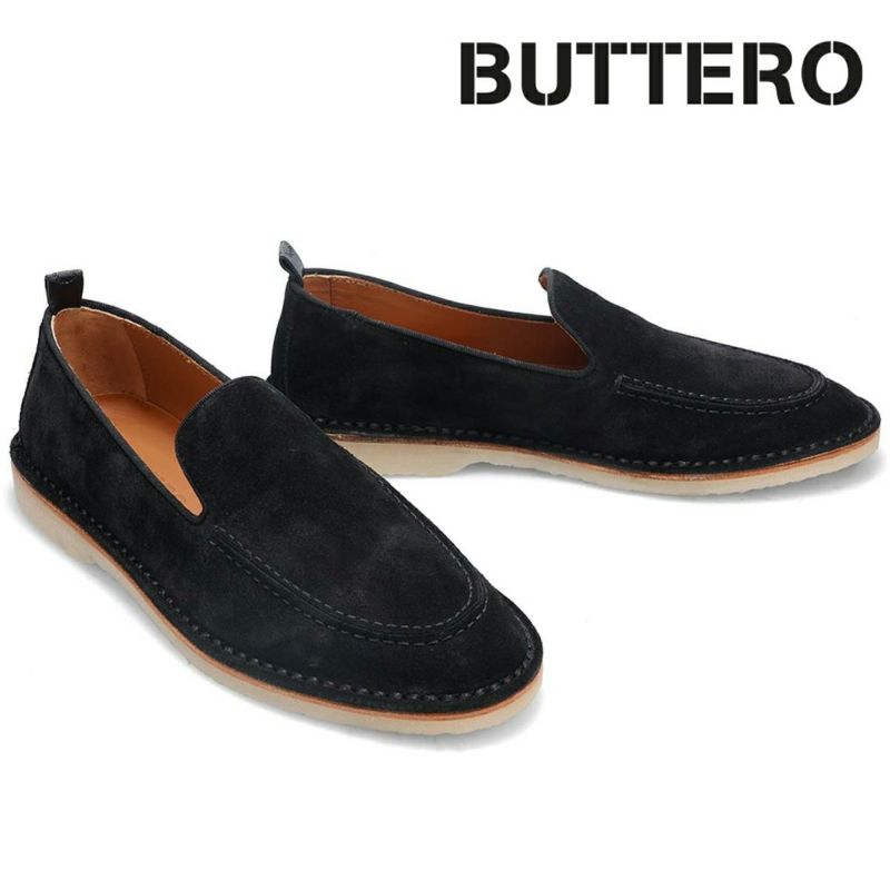 ブッテロ / BUTTERO メンズ カジュアルシューズ b9320 アルジェンタリオ ブラック1