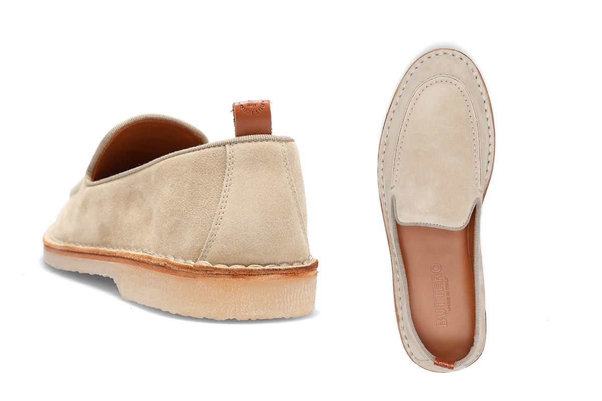 ブッテロ / BUTTERO メンズ カジュアルシューズ b9320 アルジェンタリオ ライトベージュ4
