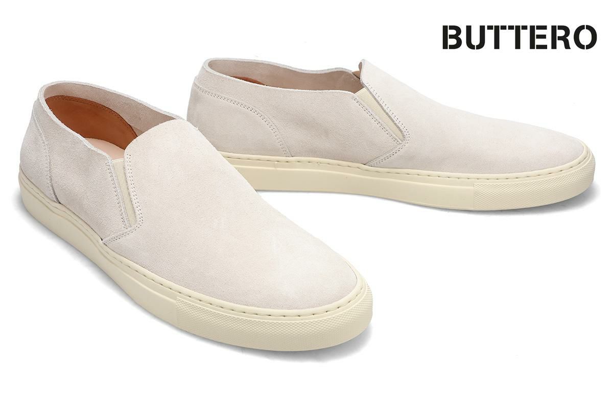 ブッテロ / BUTTERO メンズ カジュアルシューズ b11601 タニーノ アイボリー イタリア製1