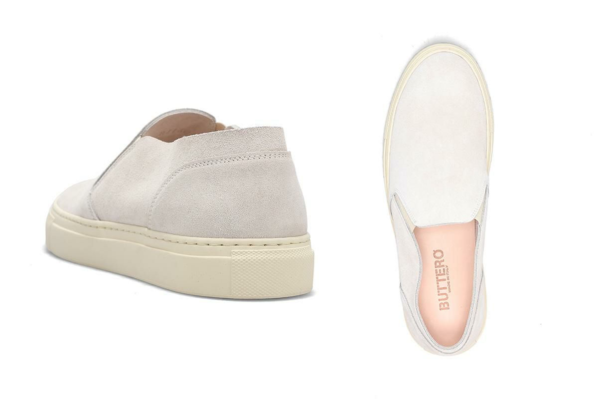 ブッテロ / BUTTERO メンズ カジュアルシューズ b11601 タニーノ アイボリー イタリア製4