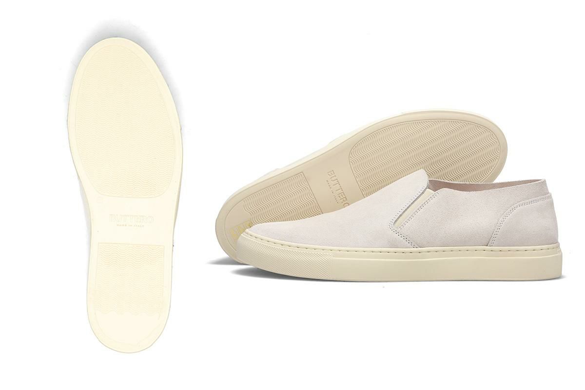 ブッテロ / BUTTERO メンズ カジュアルシューズ b11601 タニーノ アイボリー イタリア製5