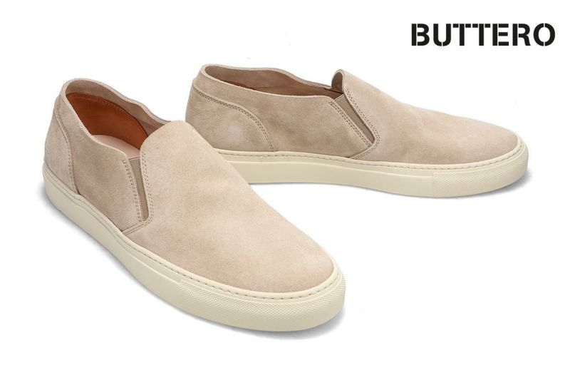 ブッテロ / BUTTERO メンズ カジュアルシューズ b11601 タニーノ ライトベージュ イタリア製1