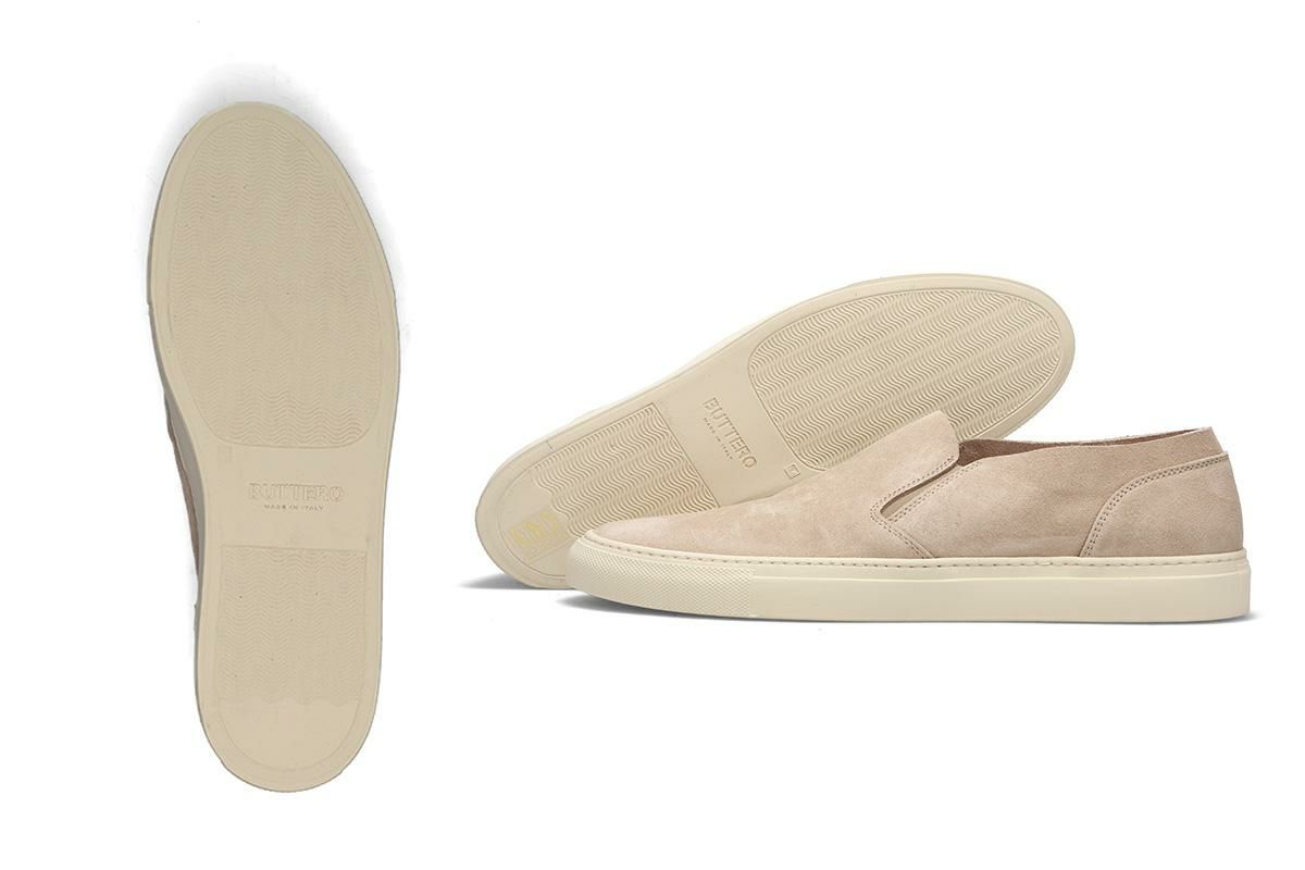 ブッテロ / BUTTERO メンズ カジュアルシューズ b11601 タニーノ ライトベージュ イタリア製5