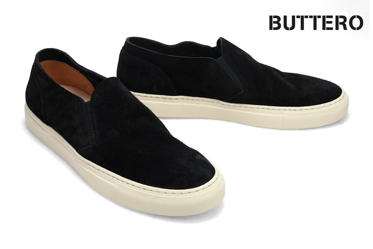 ブッテロ / BUTTERO メンズ カジュアルシューズ b11601 タニーノ ブラック イタリア製1