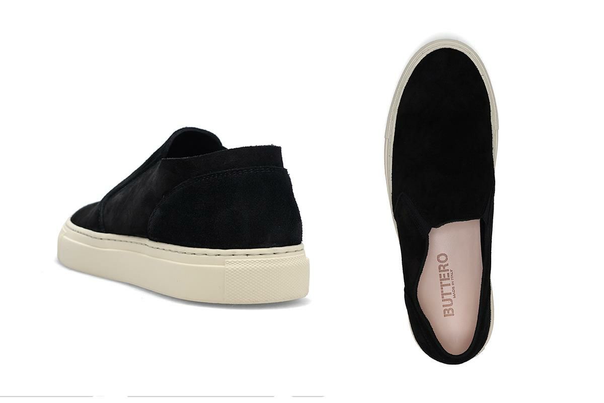 ブッテロ / BUTTERO メンズ カジュアルシューズ b11601 タニーノ ブラック イタリア製4