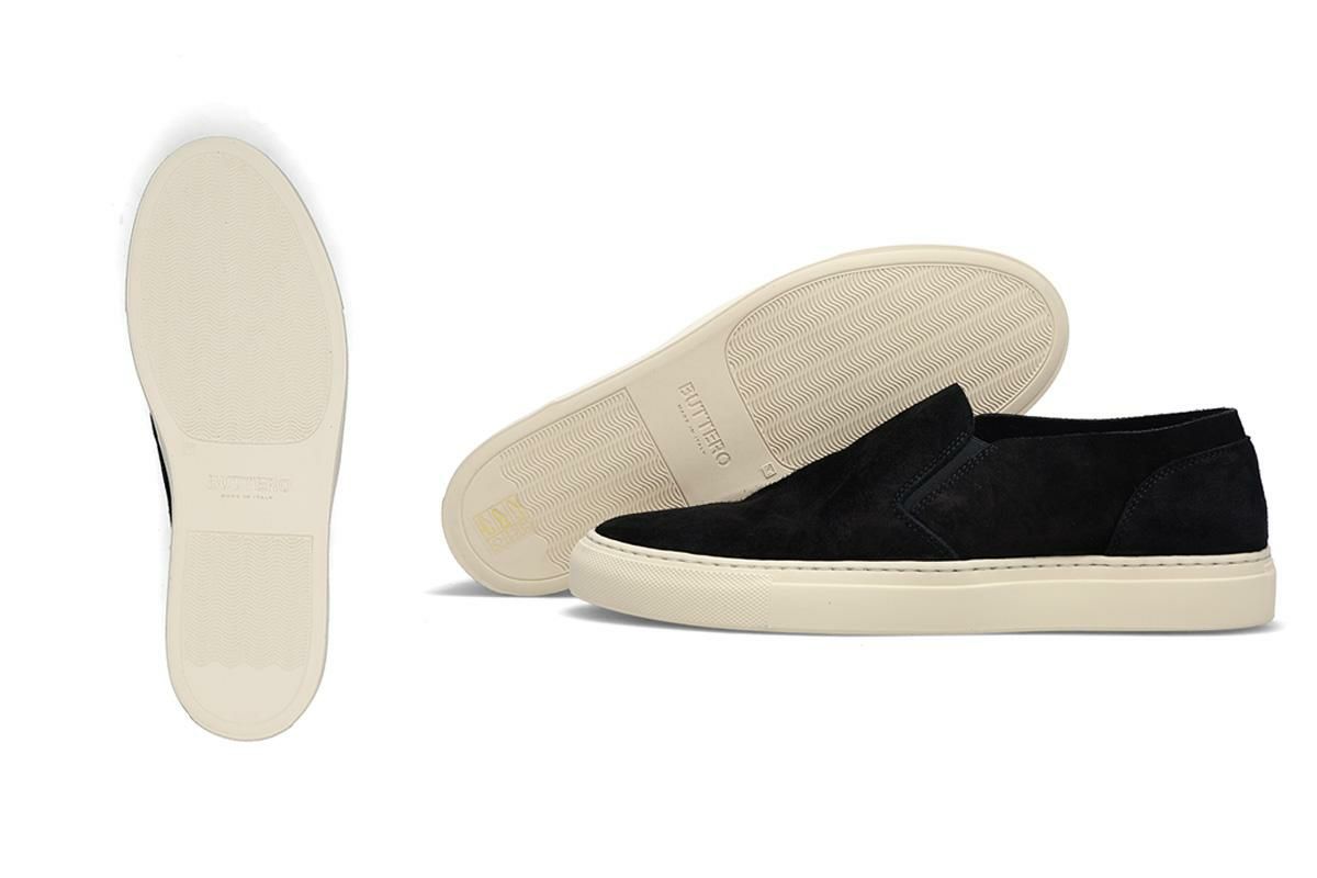 ブッテロ / BUTTERO メンズ カジュアルシューズ b11601 タニーノ ブラック イタリア製5