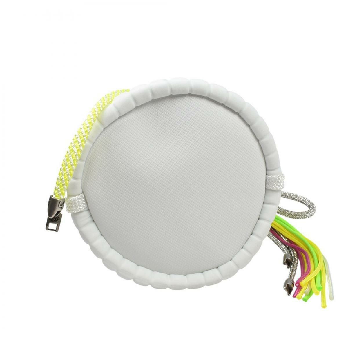  [レーク L4K3] バッグ バケットバッグ スクエア ホワイト イタリア製 