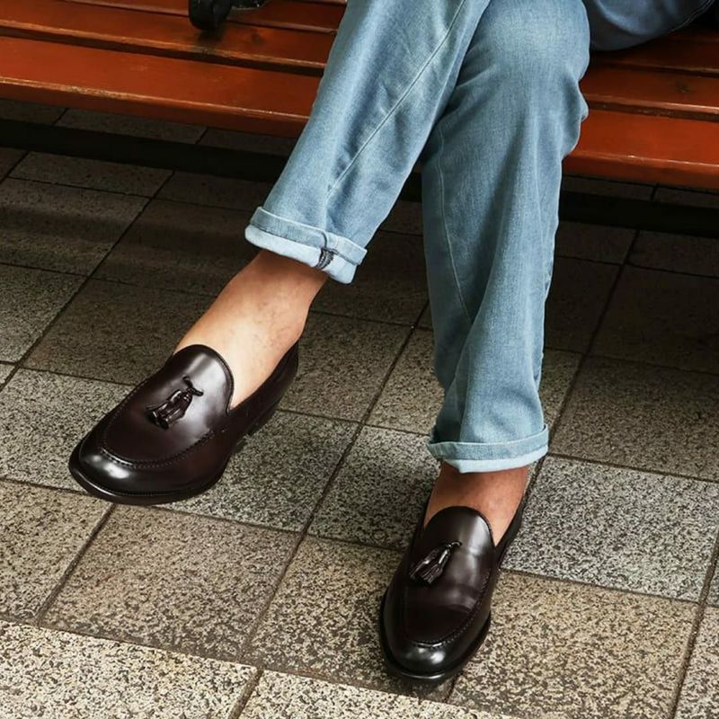 カルツォレリアトスカーナ タッセルローファー イタリア製 Calzoleria Toscana 1686tos 2