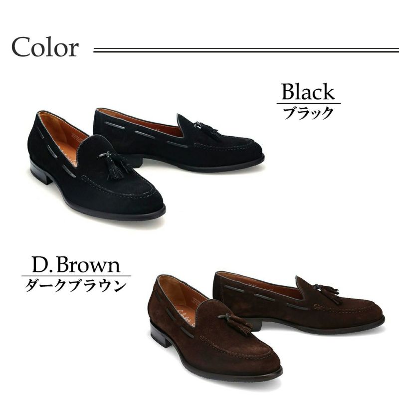 カルツォレリアトスカーナ スエード タッセルローファー イタリア製 Calzoleria Toscana 1686toss 3