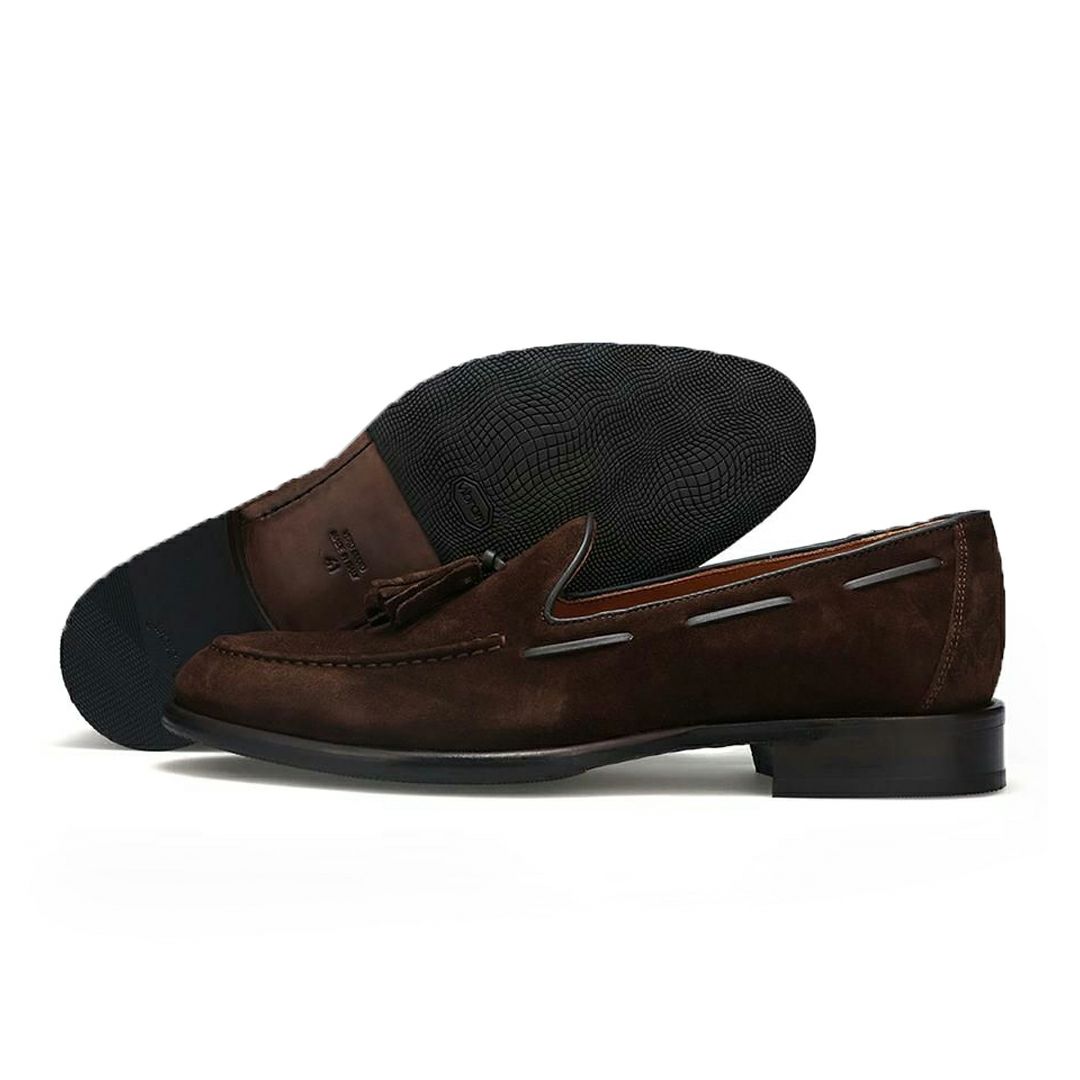 カルツォレリアトスカーナ スエード タッセルローファー イタリア製 Calzoleria Toscana 1686toss 14