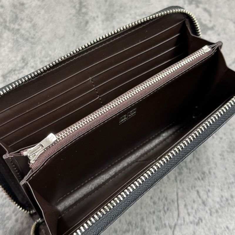 LE'SAC レザック クロコダイルレザー 長財布 レザック 財布 ナイルクロコダイル レザー ラウンドジップ 長財布 LE