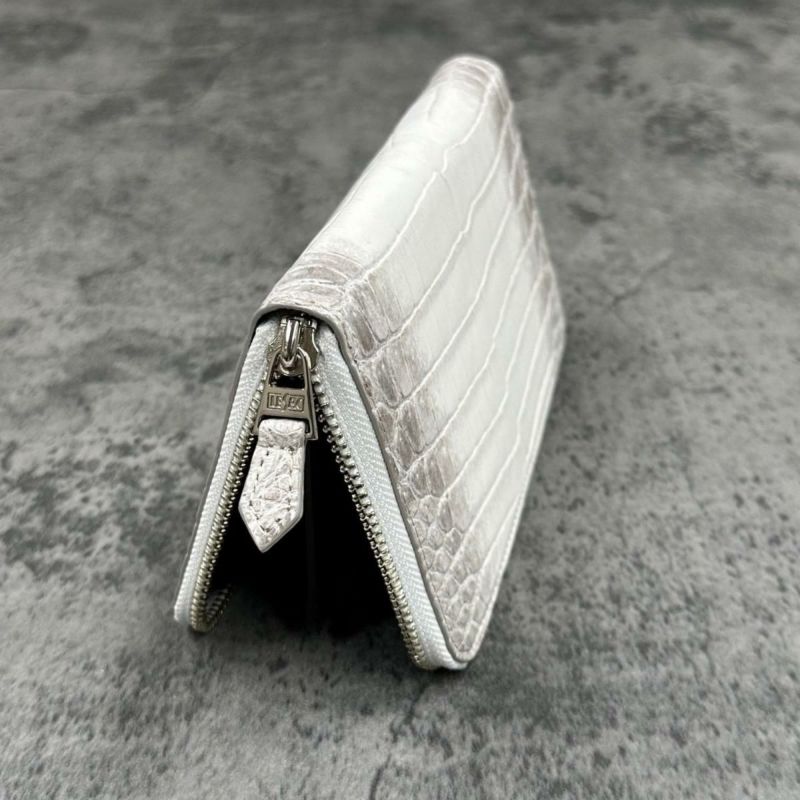 レザック 長財布 クロコダイル ブラック ナチュラル 国産(日本製) LE'SAC 