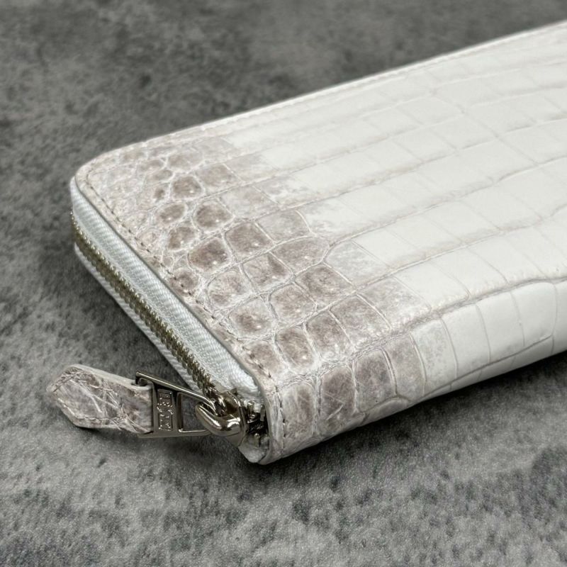 レザック 長財布 クロコダイル ブラック ナチュラル 国産(日本製) LE'SAC 