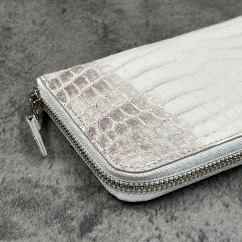 レザック 長財布 クロコダイル ブラック ナチュラル 国産(日本製) LE'SAC 