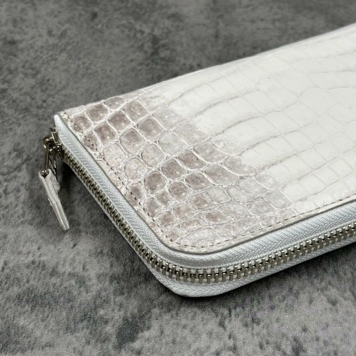 レザック 長財布 クロコダイル ブラック ナチュラル 国産(日本製) LE'SAC 