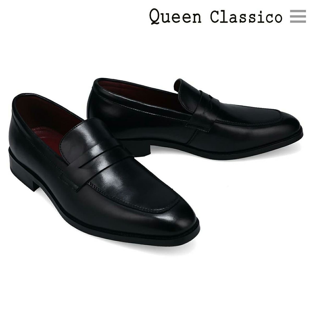 クインクラシコ メンズ ドレスシューズ ローファー QueenClassico 